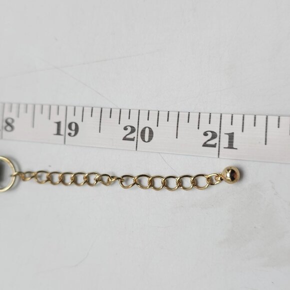 Elegant Gold Faux Pearl Beaded Chain Necklace With Adjustable Lobster Clasp For - Picture 7 of 7